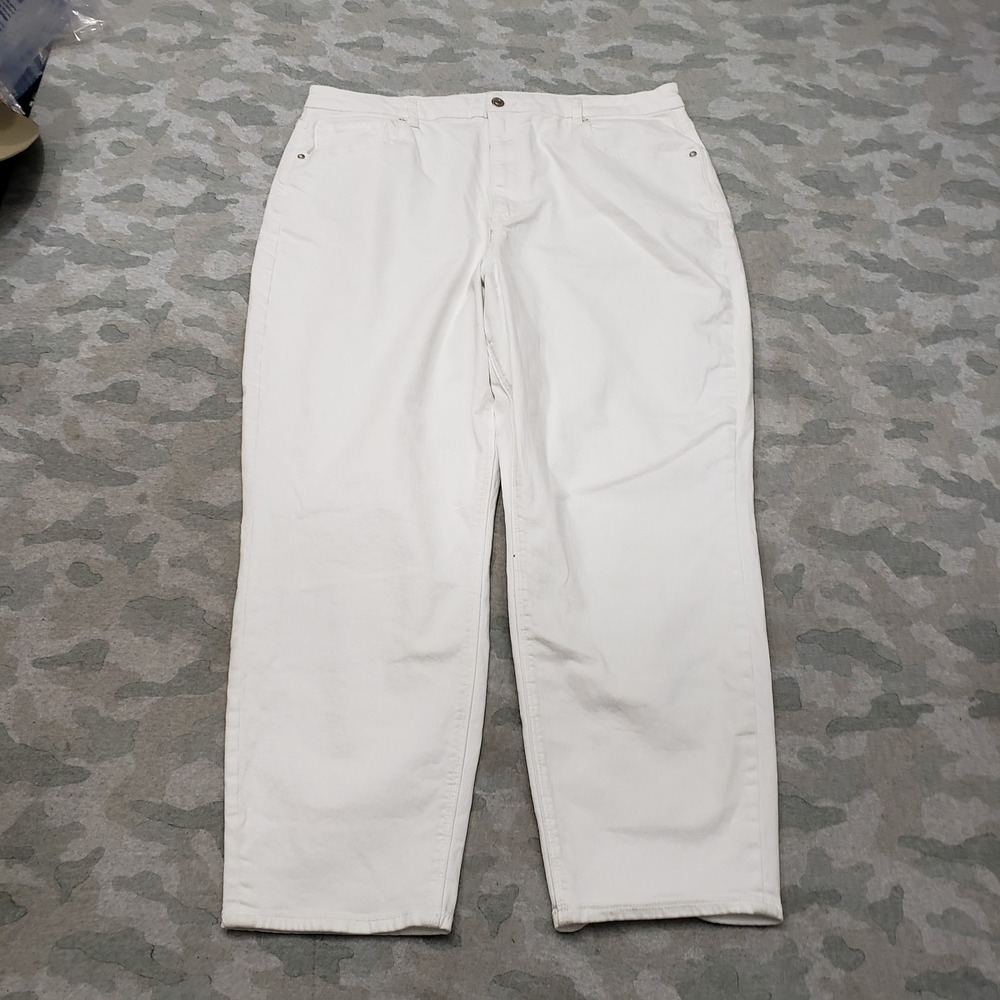 American‎ Eagle Jeans Womens 20 White Pockets Stretch Denim